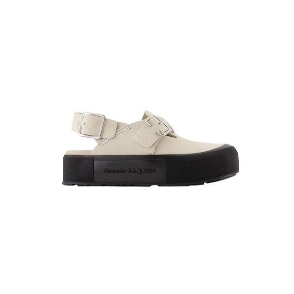 Oversize Flat Shoes - Alexander Mcqueen - Multi - Leather